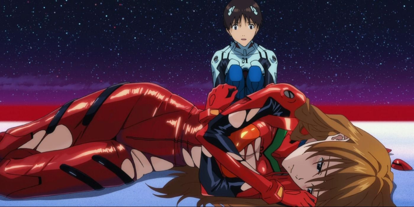 Shinji and Asuka Evangelion 3.0+1.0 Thrice Upon a Time