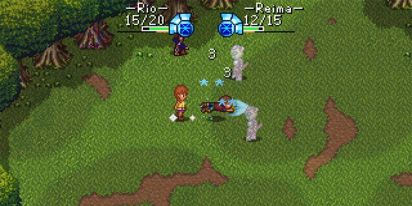 Rio does a dash attack