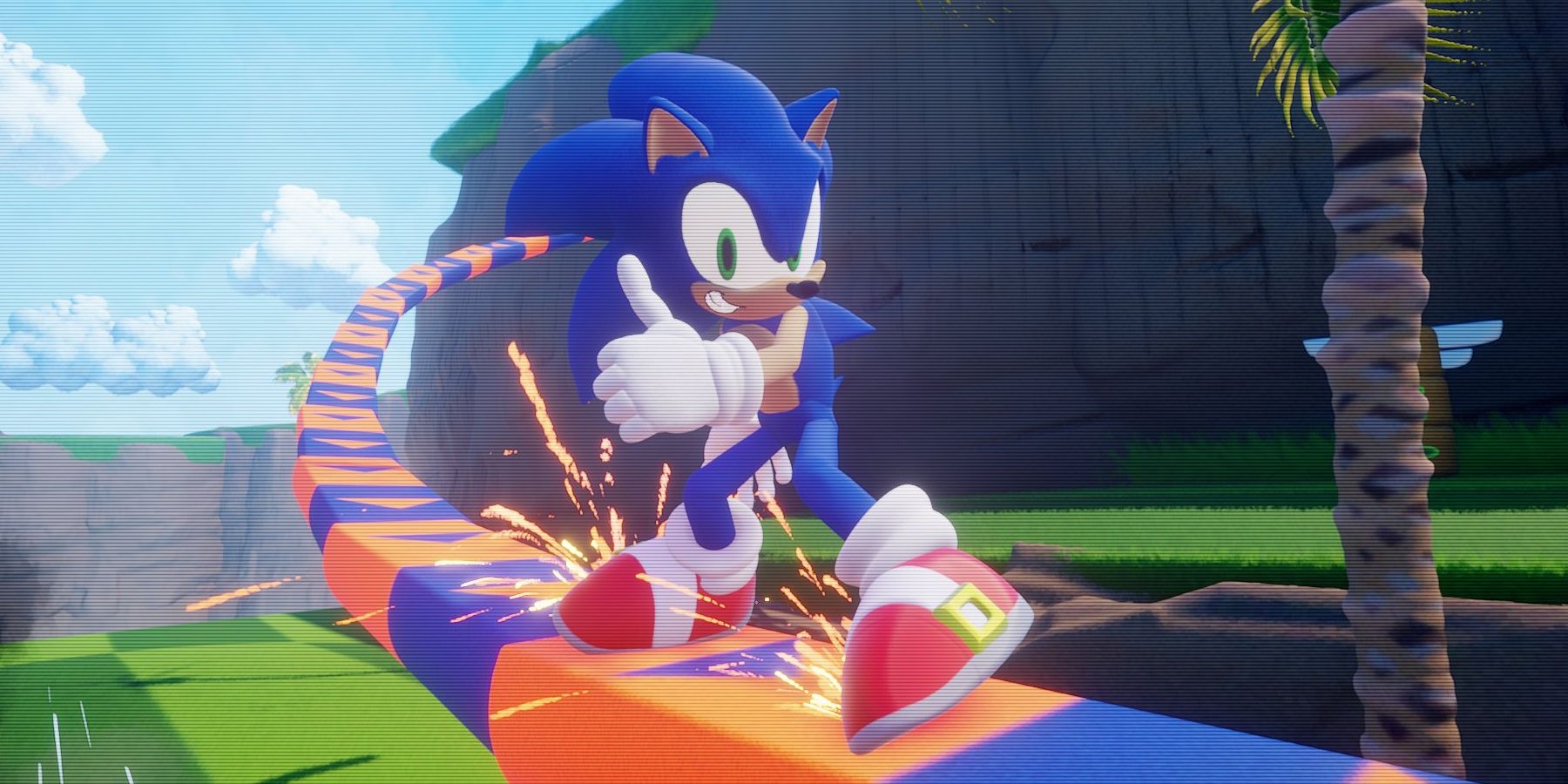 Sonic 3D perspective Android 💜 FAN GAME 