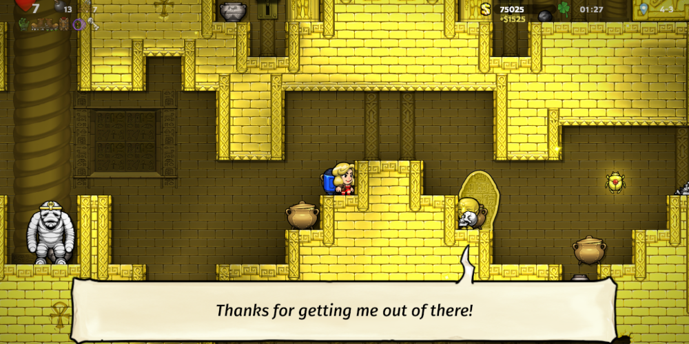 Au In The Legendary City Of Gold In Spelunky 2