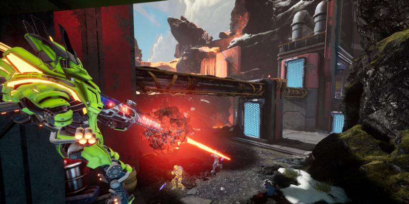 Splitgate Gameplay Power Weapon