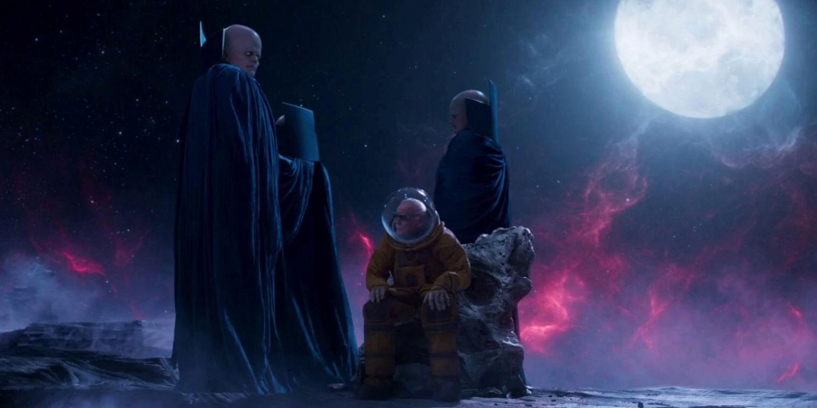 Stan Lee and the Watchers in Guardians of the Galaxy Vol 2