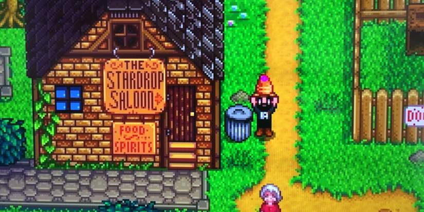 Stardew Valley Raiding Garbage Can
