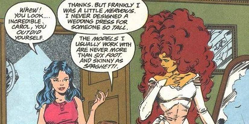 Starfire is getting ready to marry Nightwing