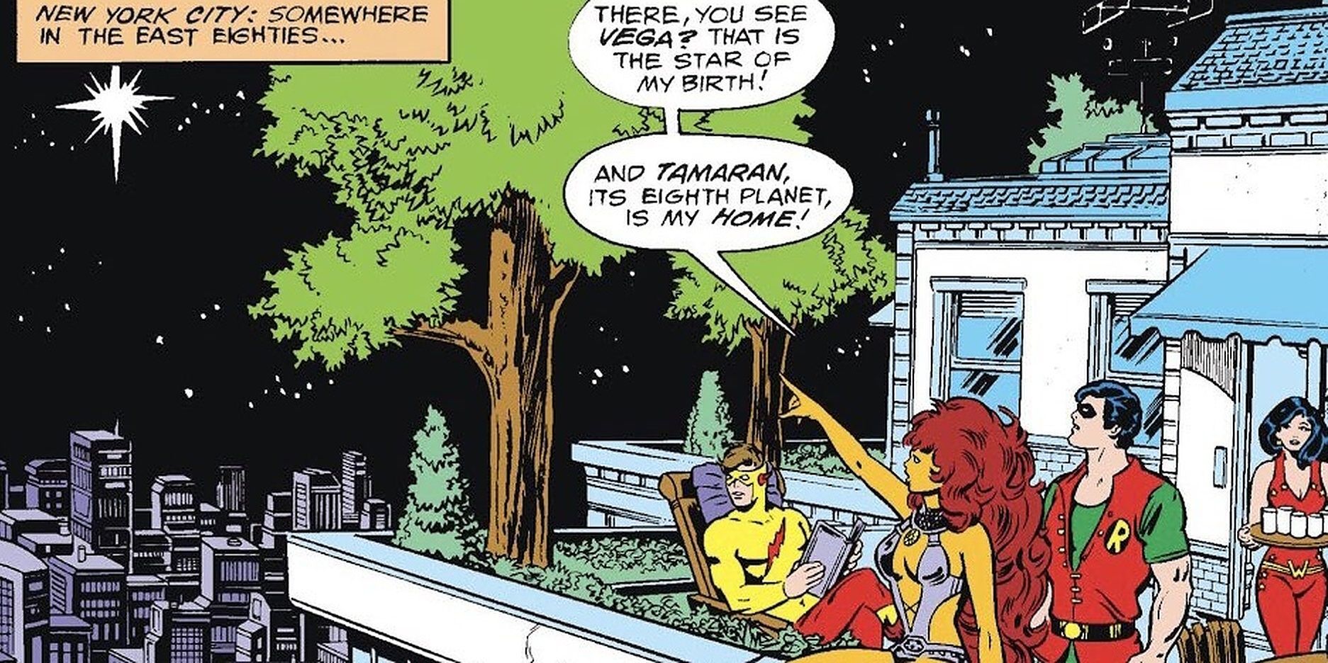 Starfire talks about her home planet