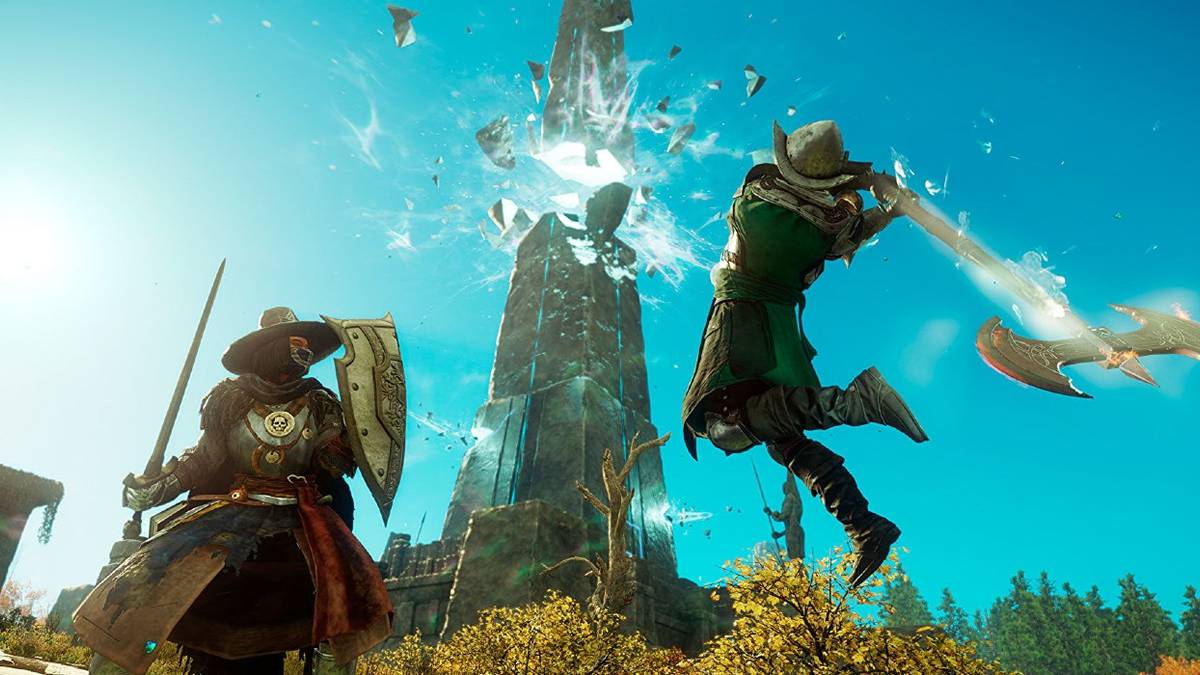 Close-quarters combat in New World