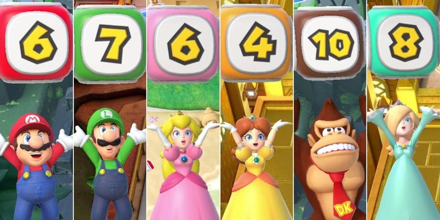 Super Mario Party Dice