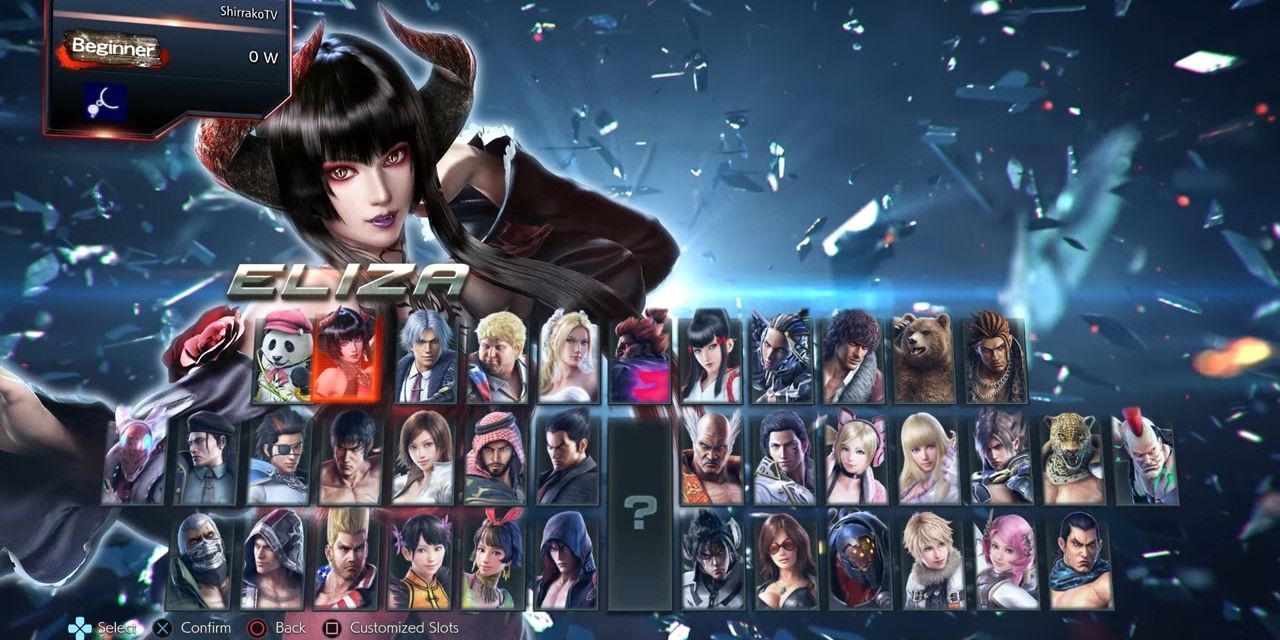 Tekken 7 character selection screen