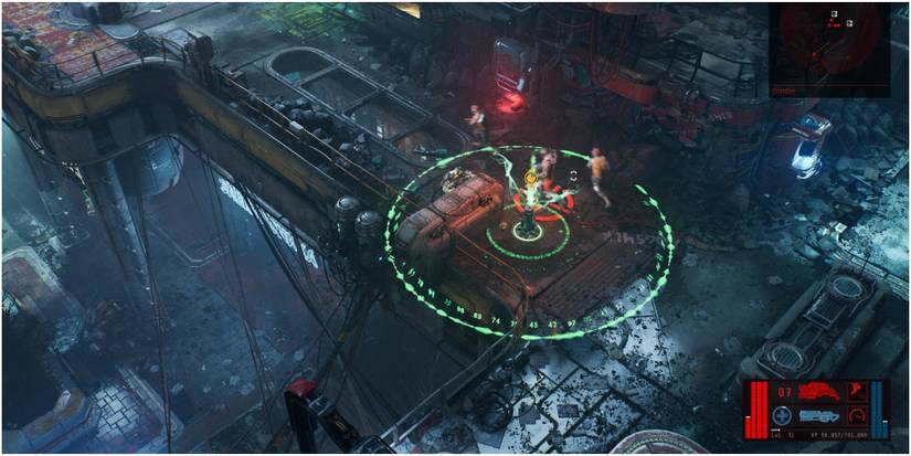 The Ascent Squatting Behind Cover With A Rejuv Field