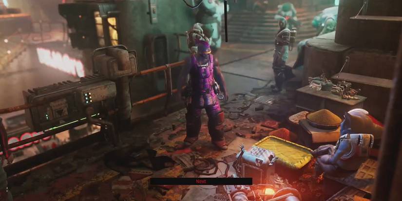 The Ascent - Talking To The NPC That Gives The Balls Deep Side Mission