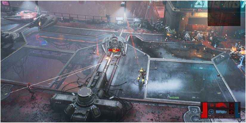 The Ascent The AT4 Auto Turret Finishing Off An Enemy In Cover