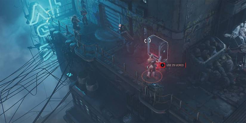 The Ascent - Using A Vending Machine In-Game