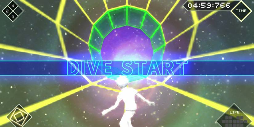 The Dive minigame in Danganronpa