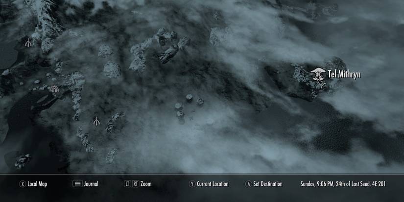 The Hidden Twilight Location From Skyrim World Map