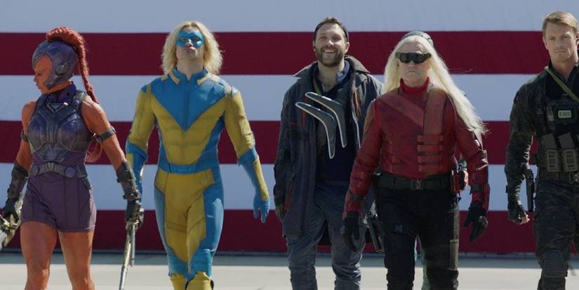 The Suicide Squad team gets together
