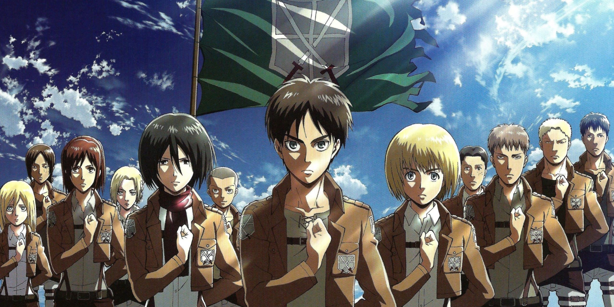 The Survey Corps in Attack on Titan