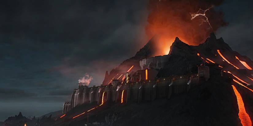 The Volcanic Part of Golem Island