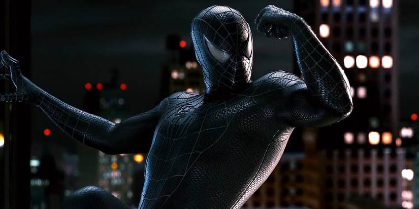 The black symbiote suit in Spider-Man 3