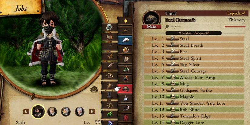 Thief in Bravely Default 2