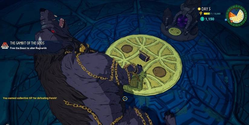 Tribes of Midgard player defeats fenrir