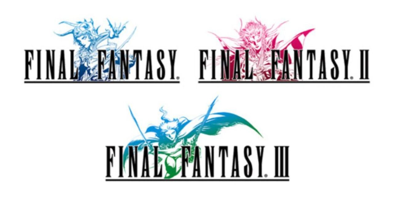 Final Fantasy I II III Logos