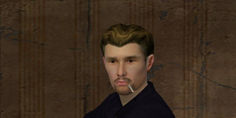 Troy Bradshaw smoking a cigarette in Saints Row