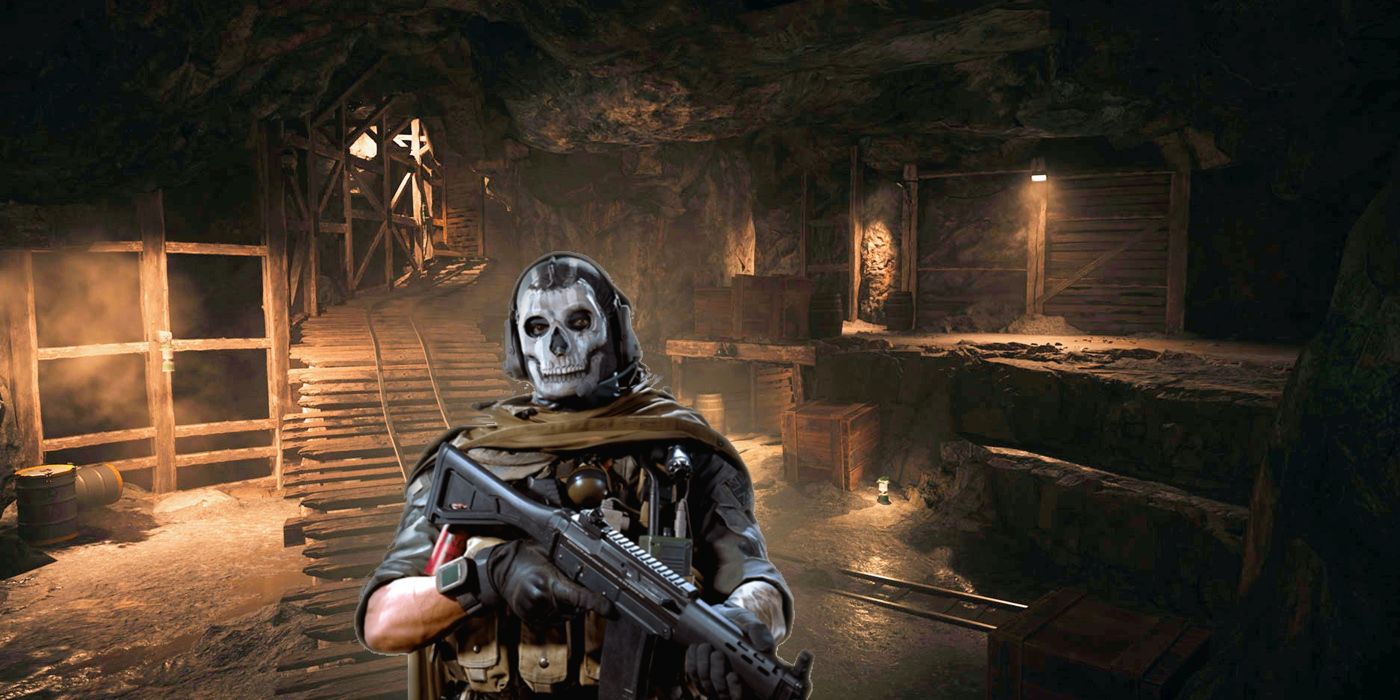 Warzone Mine Tunnels Feature Image With Ghost