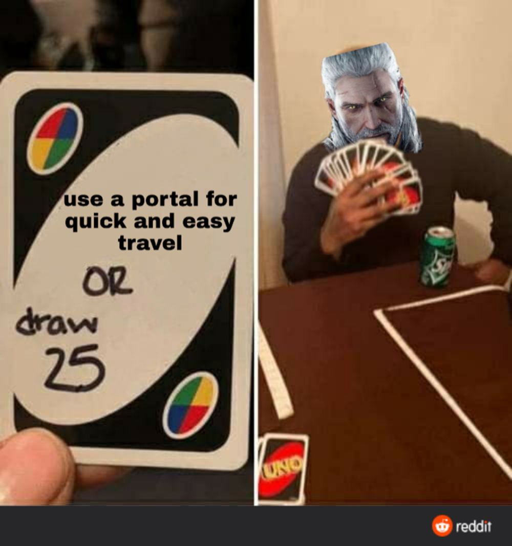 Witcher-3-Geralt-Doesnt-Want-Quick-Travel-Meme