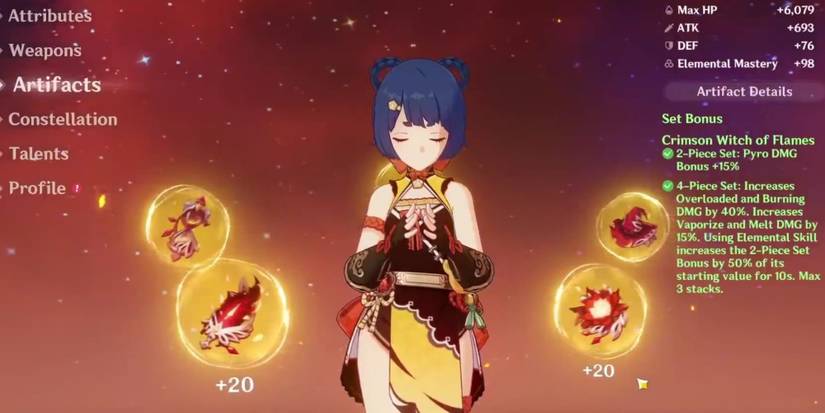 Xiangling's Artifacts