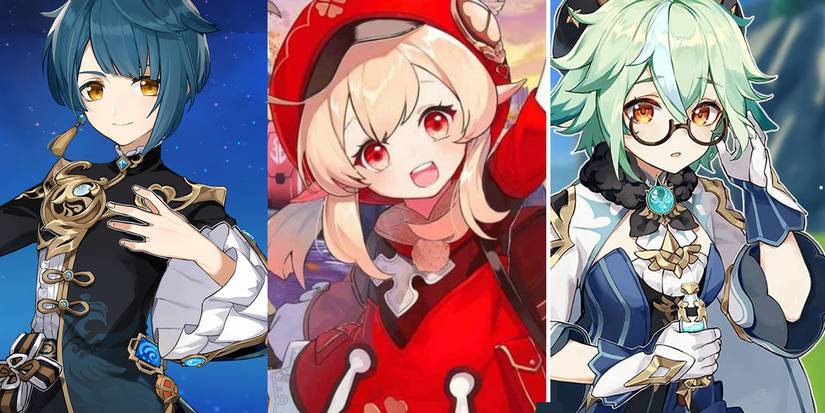 Genshin Impact Xingqiu-Klee-Sucrose-trio-1