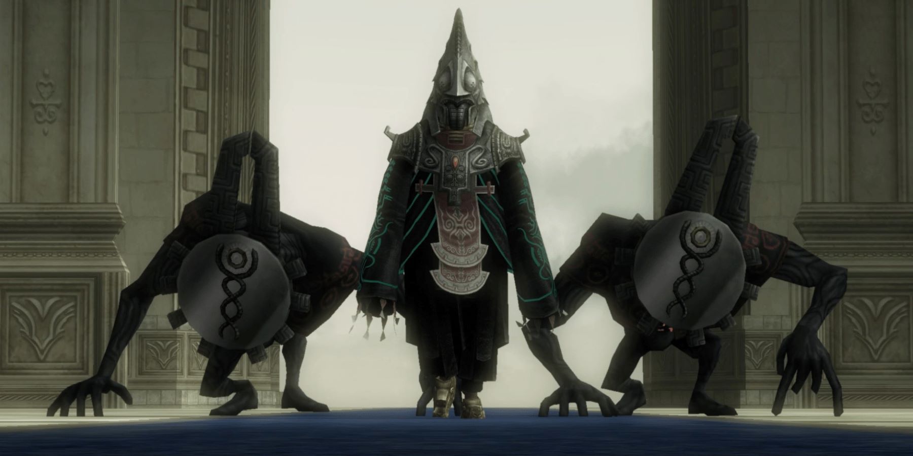Zant and Shadow Beasts entering Hyrule Castle in The Legend of Zelda: Twilight Princess