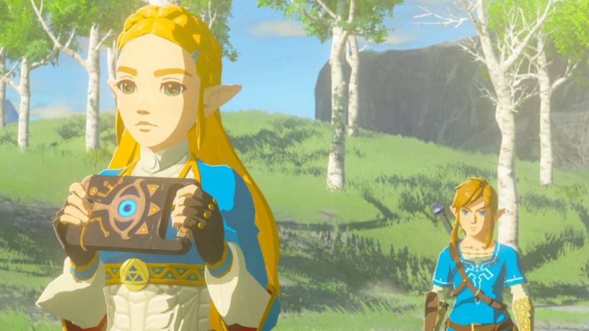 botw link zelda sheikah slate