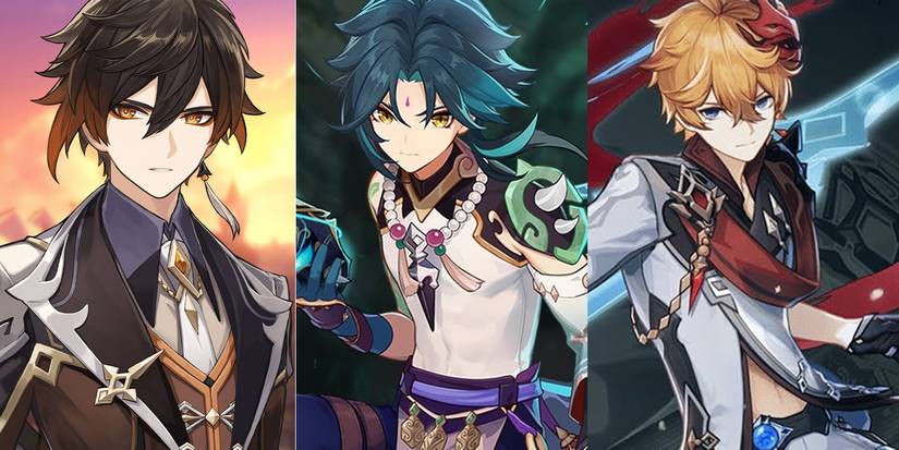 Zhongli Xiao Tartaglia in Genshin Impact