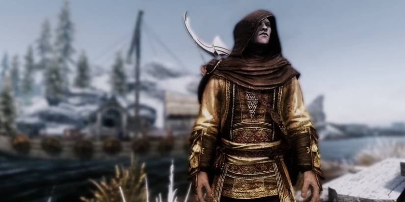 a male assassin in Skyrim
