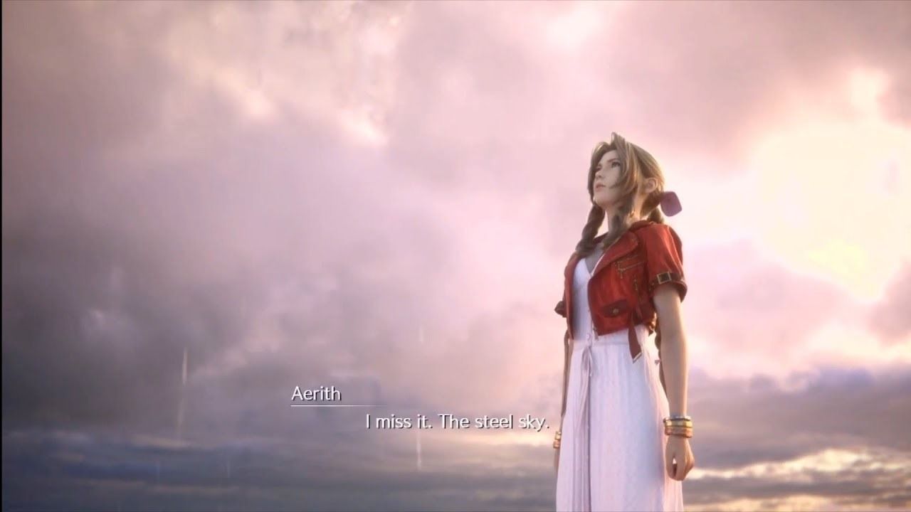 aerith final fantasy 7 remake ending