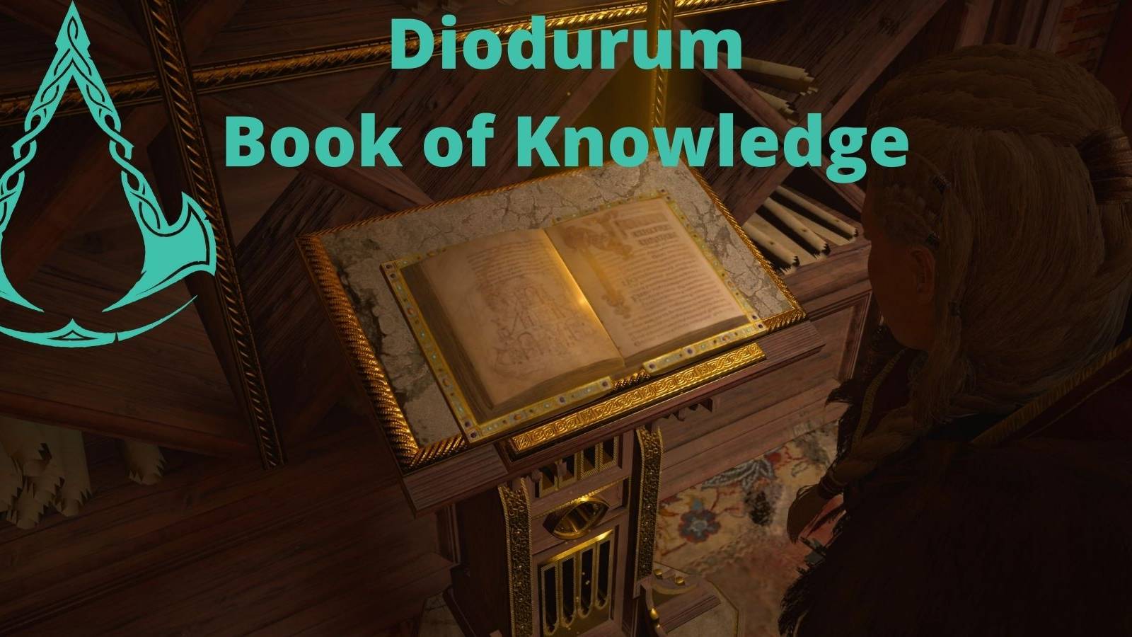 assassins creed valhalla how to get diodurum book of knowledge