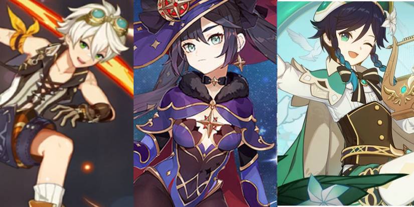 Genshin Impact bennett-mona-venti