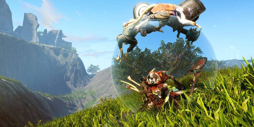 biomutant character in battle