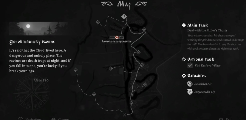 area where players can find some demons to fight.