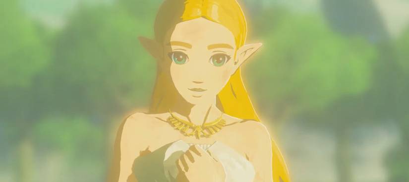 breath of the wild princess zelda white dress