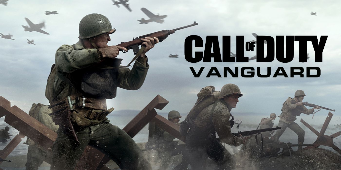 call of duty ww2 promo material with custom vangaurd logo