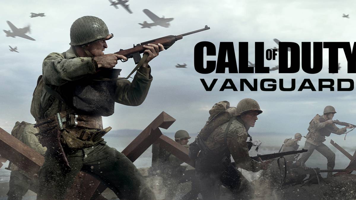 call of duty ww2 promo material with custom vangaurd logo