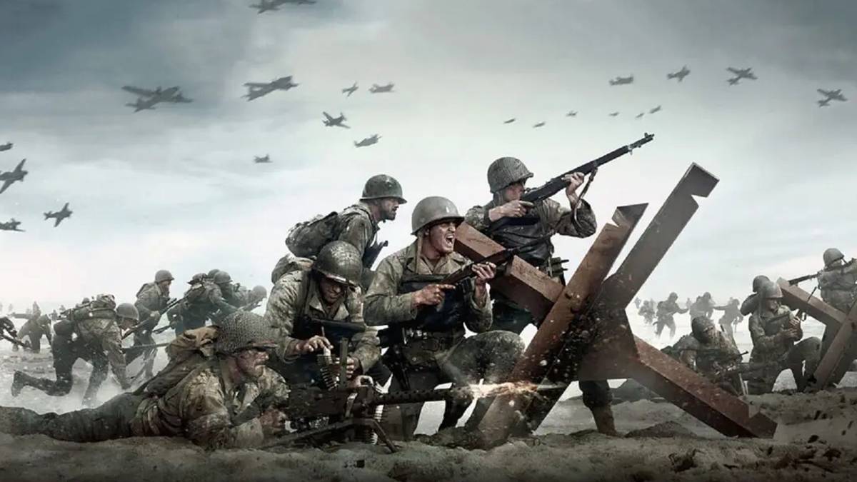 vanguard storming the beach