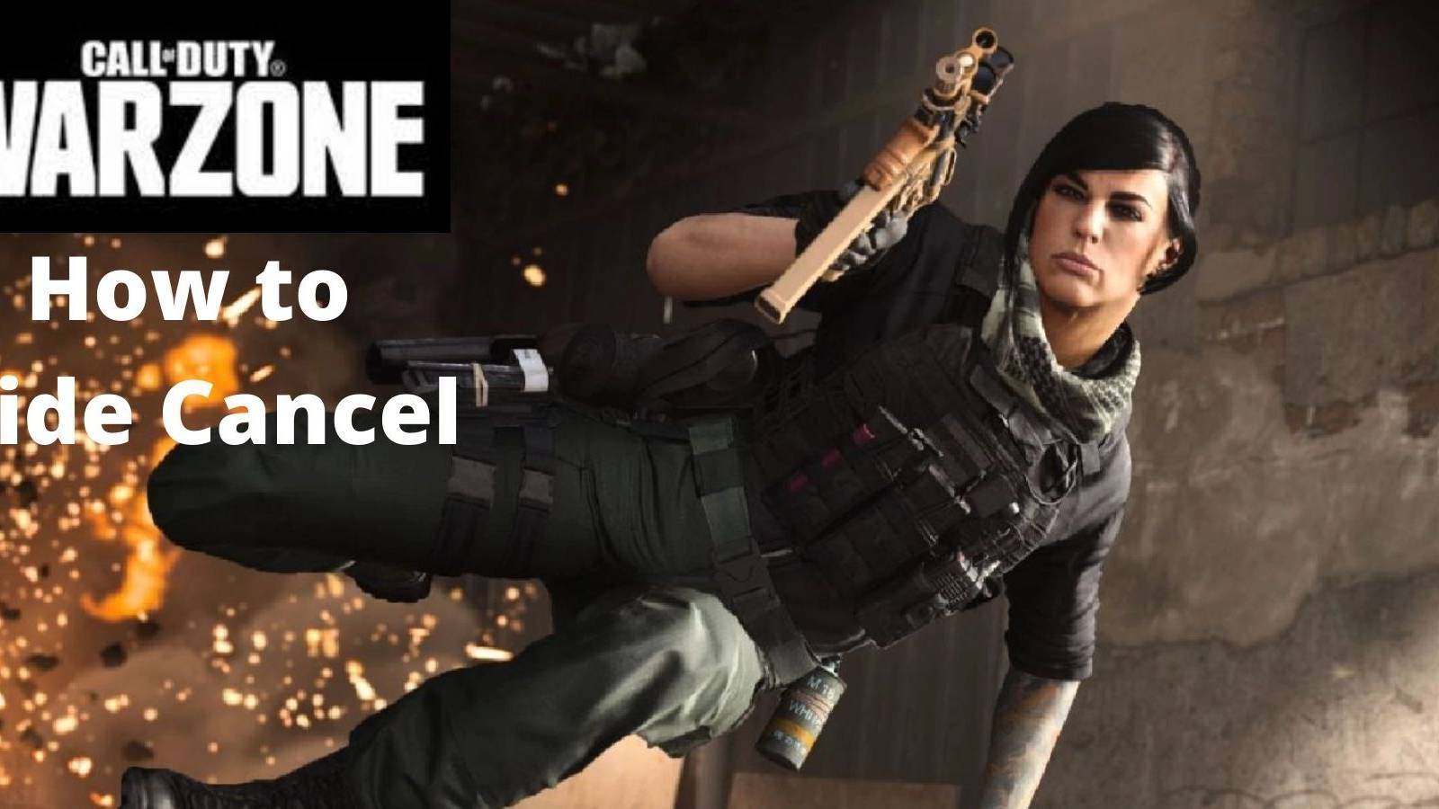 call of duty warzone how to slide cancel