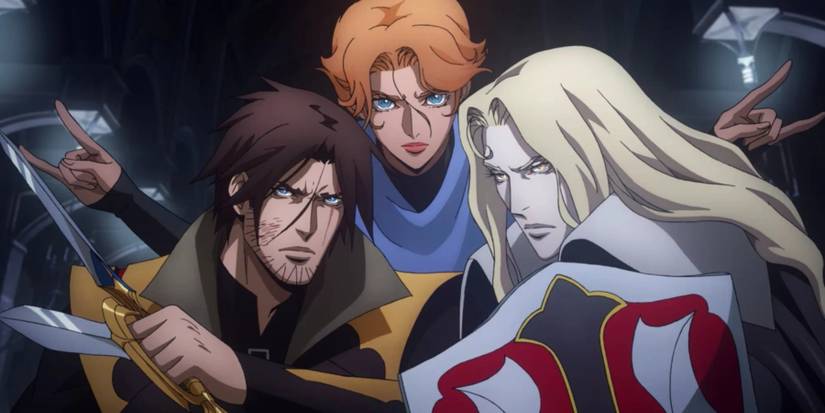 Castlevania Sypha Trevor and Alucard