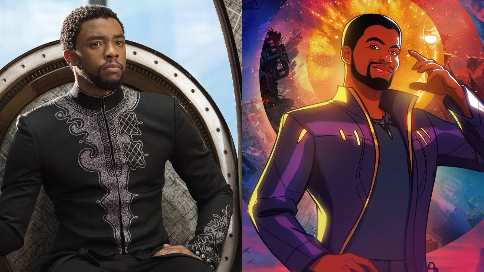 chadwick boseman t'challa what if