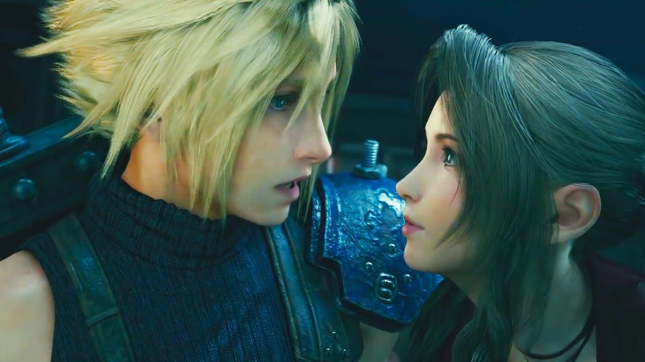 cloud and aerith final fantasy 7 remake