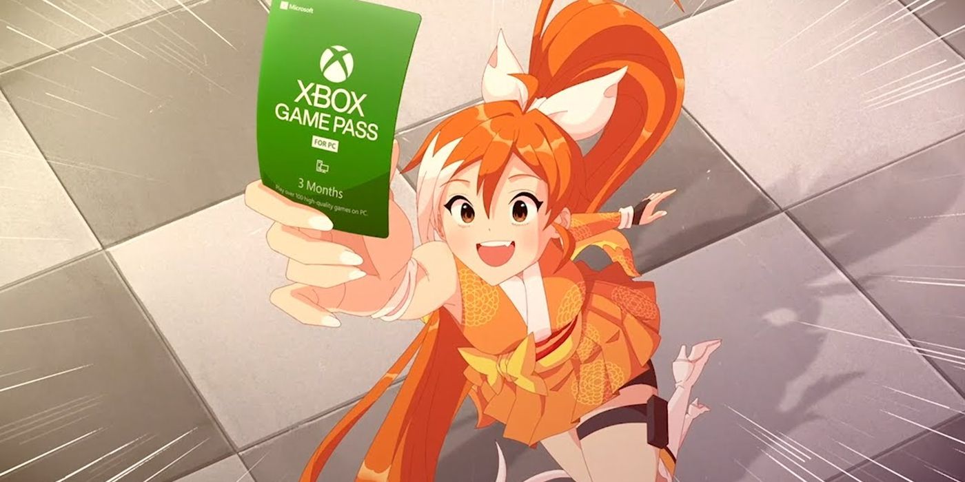 crunchyroll mascot with xbox game pass