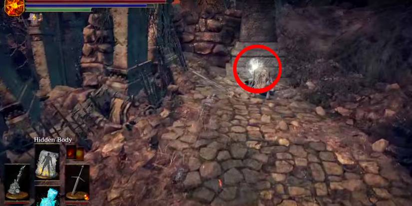 tombstone in the graveyard near the cleansing chapel bonfire where the astora greatsword rests.