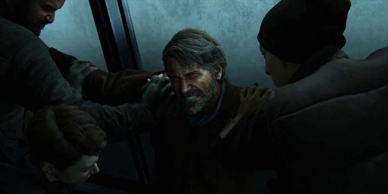 The moments leading up to Joel's death in The Last of Us Part 2